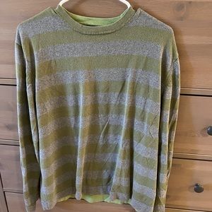 Banana Republic Silk Cashmere Sweater- Green Grayish-blue